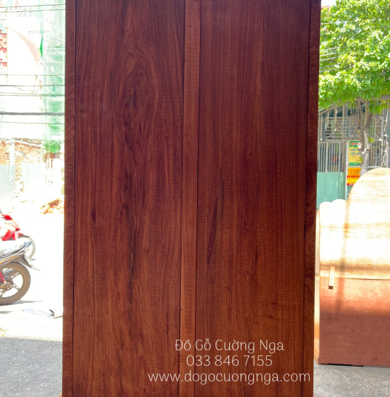 Tủ rượu gỗ Hương Đá đẹp giá rẻ - vuông 80cm 