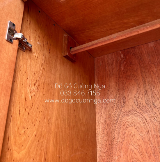 Tủ Quần Áo Gỗ Xoan Đào 3 Cánh 1m6 Đẹp Cao Cấp