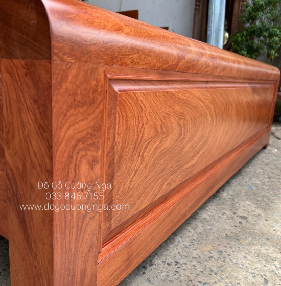 Giường gỗ hương đá hiện đại phản liền - mẫu bắt chỉ 