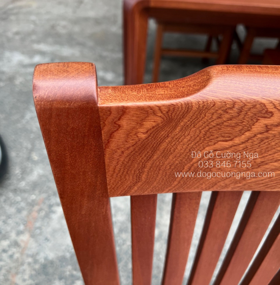 Bàn Ăn Gỗ Xoan Đào Mặt Đá 6 Ghế Hiện Đại BG 1-105