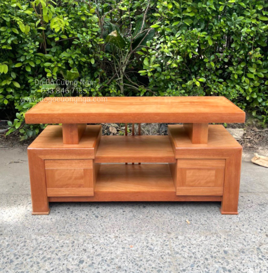 Kệ Tivi Gỗ Đinh Hương Kiểu Nhật Hiện Đại KG 013