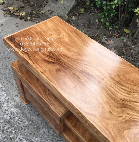 Kệ Tivi Gỗ Hương Xám Hiện Đại Mẫu Nhật Giá Rẻ KG 020