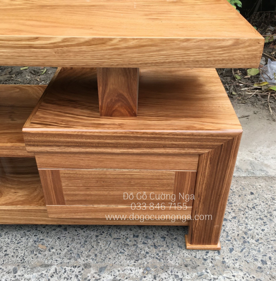 Kệ Tivi Gỗ Hương Xám Hiện Đại Mẫu Nhật Giá Rẻ KG 020