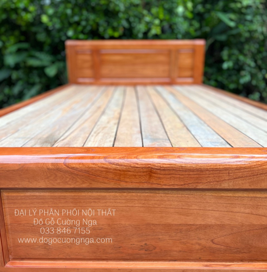 Giường Ngủ Gỗ Xoan Bắc 1m2x2m Bền Đẹp Giá Rẻ 