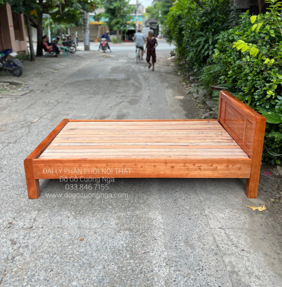 Giường Ngủ Gỗ Xoan Bắc 1m2x2m Bền Đẹp Giá Rẻ 