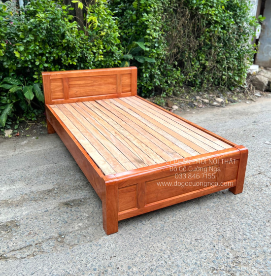 Giường Ngủ Gỗ Xoan Bắc 1m2x2m Bền Đẹp Giá Rẻ 