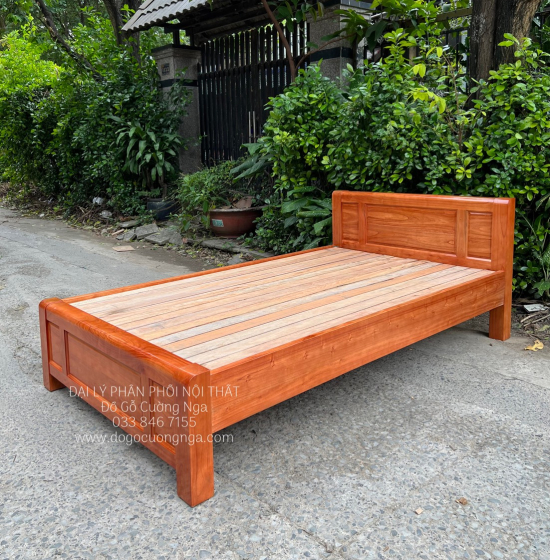 Giường Ngủ Gỗ Xoan Bắc 1m2x2m Bền Đẹp Giá Rẻ 