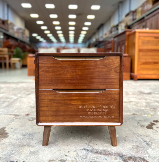 Tủ Đầu Giường Gỗ Mun Đẹp Hiện Đại 