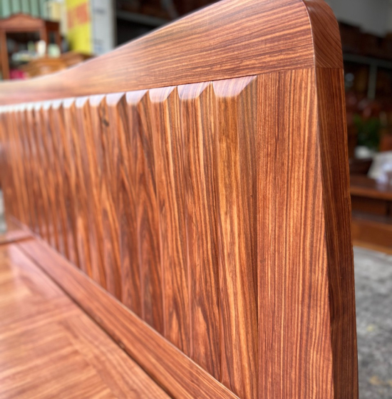 Giường Ngủ Kiểu Nhật Chân Quỳ Gỗ Cẩm Cao Cấp 