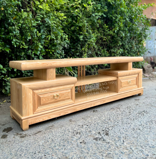 Kệ Tivi Gỗ Sồi Nga Kiểu Nhật KG 16.6