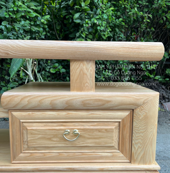 Kệ Tivi Gỗ Sồi Nga Kiểu Nhật KG 16.6