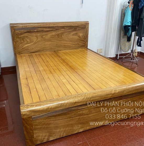 Giường Ngủ Gỗ Hương Xám Hiện Đại Đẹp Giá Rẻ 