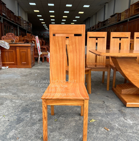 Bàn Ăn Gỗ Gõ Đỏ 8 Ghế Cao Cấp BG 11-18