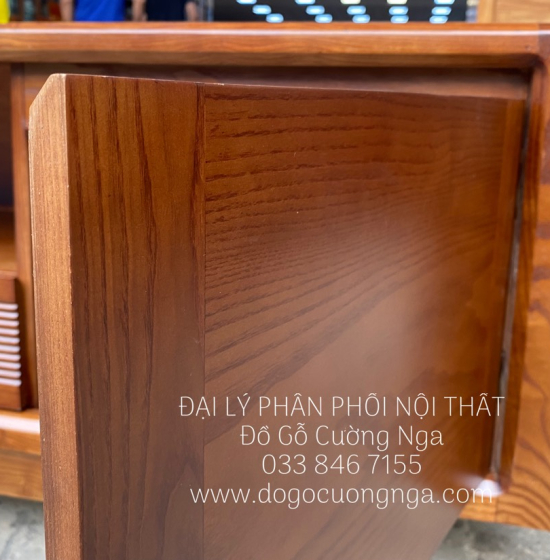 Kệ Tivi Gỗ Sồi Nga Lau Màu Hương KG 16.5