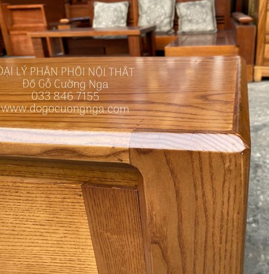 Kệ Tivi Gỗ Sồi Nga Lau Màu Hương KG 16.5