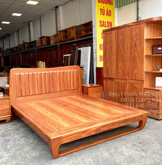 Bộ Combo Phòng Ngủ Gỗ Cẩm Vân Hiện Đại CB19.1