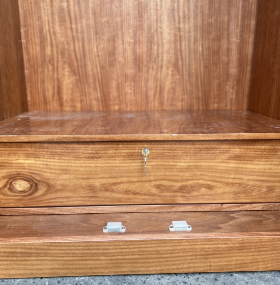 Tủ Quần Áo Gỗ Cẩm Vân 3 Cánh Góc Trang Trí CV 29.10