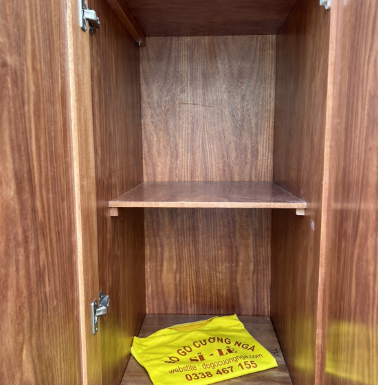 Tủ Quần Áo Gỗ Cẩm Vân 3 Cánh Góc Trang Trí CV 29.10