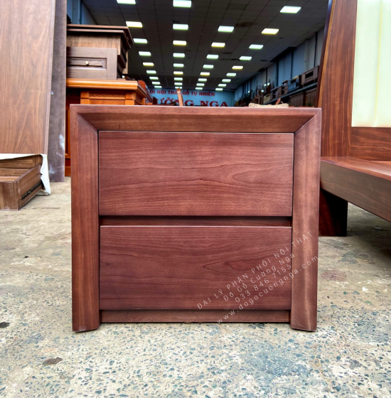 Tủ Táp Đầu Giường Gỗ Óc Chó Hiện Đại Bền Đẹp