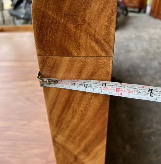 Giường ngăn kéo gỗ gõ đỏ hiện đại - vạt phản liền 