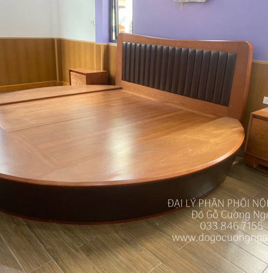 Tủ Táp Đầu Giường Gỗ Xoan Đào Kiểu Nhật - Ngăn Kéo 