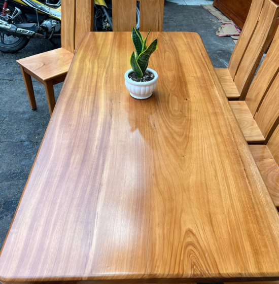 Bàn Ăn Gỗ Gõ Đỏ 8 Ghế Hiện Đại BG 11-12