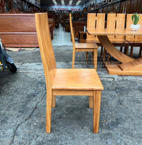 Bàn Ăn Gỗ Gõ Đỏ 8 Ghế Hiện Đại BG 11-12