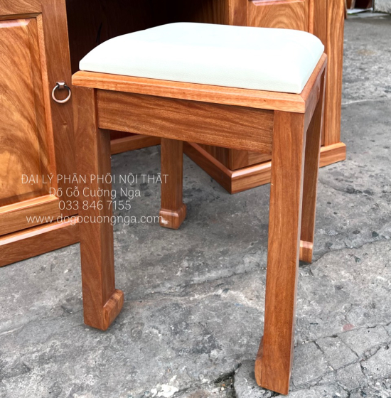 Bàn Phấn Trang Điểm Gỗ Đinh Hương 1m1 Sang Trọng 