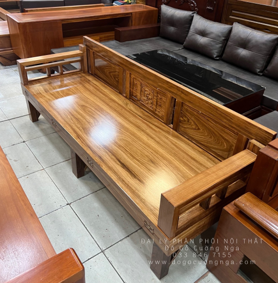 Giường Gấp Gỗ Hương Xám Thông Minh 1m2 x 1m9 