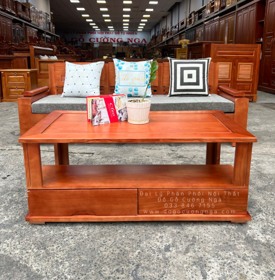 Ghế Sofa Gỗ Sồi Nga 1 Văng Giá Rẻ Kèm Nệm