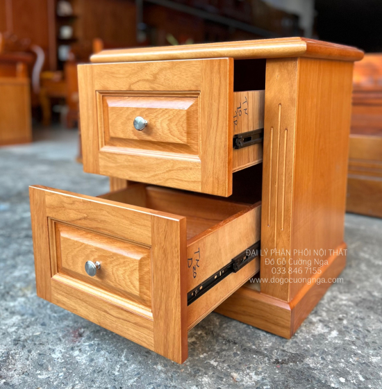 Bộ Combo Phòng Ngủ Gỗ Gõ Đỏ 3 Chi Tiết Tiết Kế Đẹp Mắt Sang Trọng 