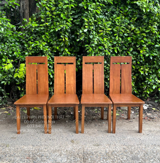 Bộ Bàn Ăn Gỗ Sồi Nga Mặt Đá 8 Ghế Màu Óc Chó Sang Trọng 