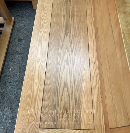 Bộ Bàn Ghế Sofa Gỗ Sồi Nga Văng 2m3 Đơn Giản 