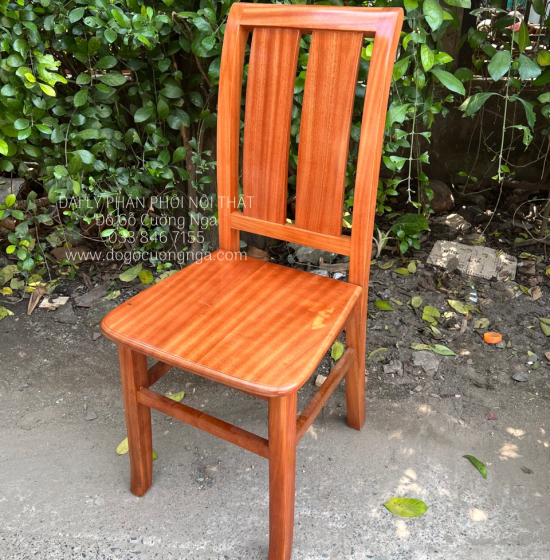 Bàn ăn gỗ Xoan Đào mặt liền 1m6 - 6 ghế BG 051