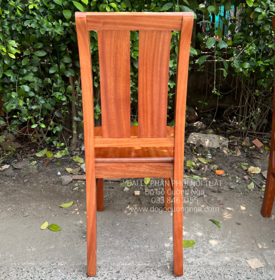 Bàn ăn gỗ Xoan Đào mặt liền 1m6 - 6 ghế BG 051