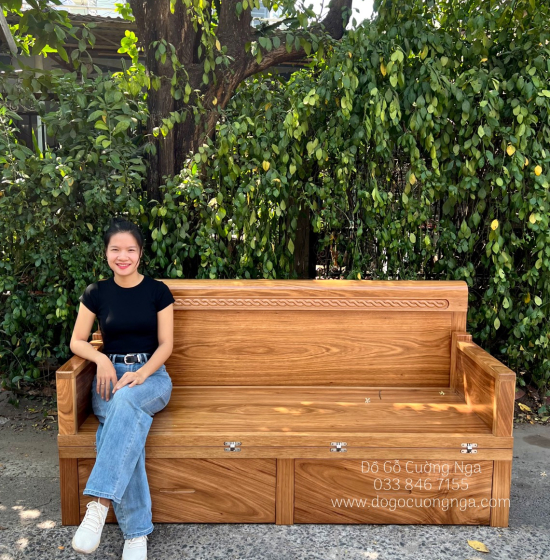 Giường Gấp Gỗ Hương Xám Thông Minh 2 Ngăn Kéo