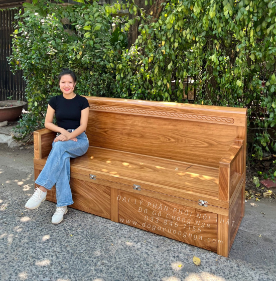 Giường Gấp Gỗ Hương Xám Thông Minh 2 Ngăn Kéo