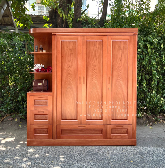 Combo Phòng Ngủ Gỗ Xoan Đào Cao Cấp Mẫu Mới