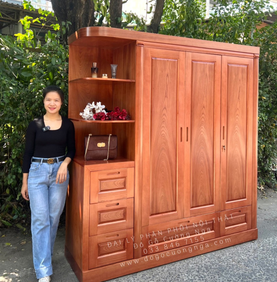 Combo Phòng Ngủ Gỗ Xoan Đào Cao Cấp Mẫu Mới