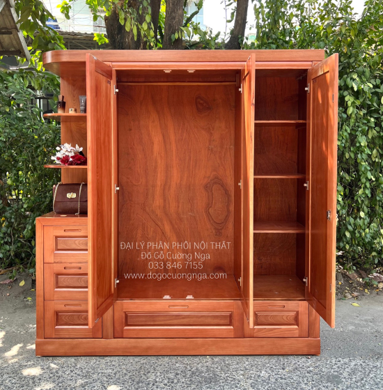 Combo Phòng Ngủ Gỗ Xoan Đào Cao Cấp Mẫu Mới