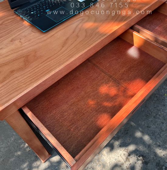 Bàn Ghế Làm Việc Gỗ Xoan Đào Giá Rẻ Thiết Kế Đẹp Mắt 