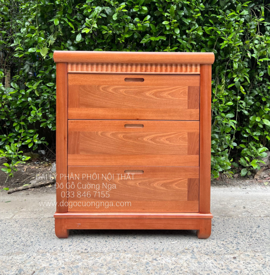 Tủ ngăn kéo gỗ xoan đào 80cm - tủ đựng quần áo em bé 