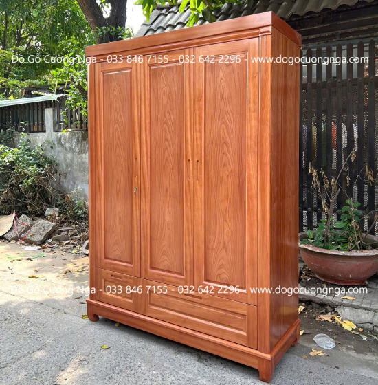 Bộ Combo Nội Thất Phòng Ngủ Gỗ Xoan Đào 2 Chi Tiết Sang Trọng