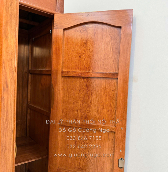 Combo Phòng Ngủ Gỗ Hương Đá 3 Chi Tiết Tân Cổ Điển Cao Cấp